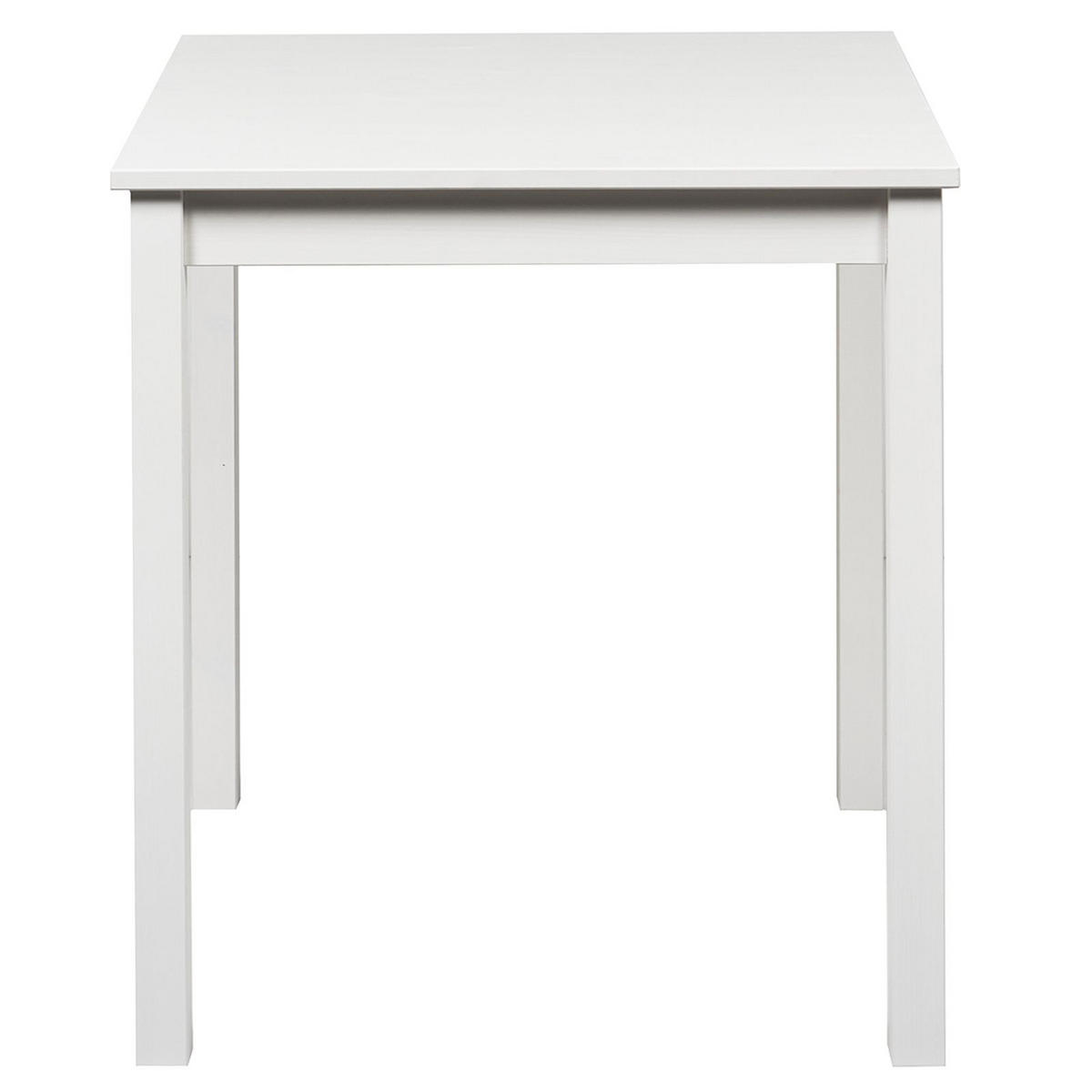 ESSTISCH Massivholz 68/68/75 cm - Weiß, Holz (68/68/75cm) - hagge home