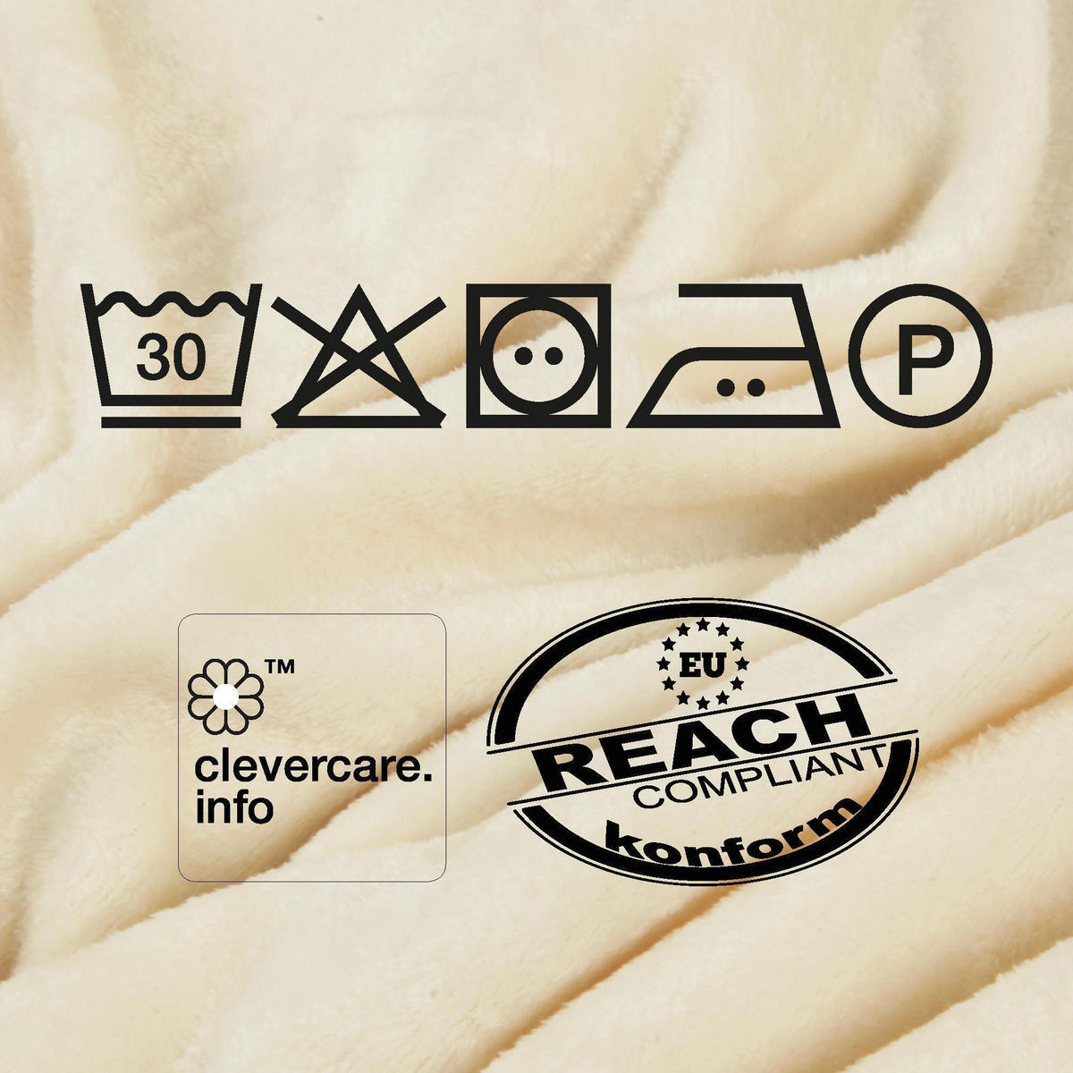 KUSCHELDECKE "Celina" 2er-Pack Gelb 90x140 cm - Hellgelb, Textil (90/140cm)
