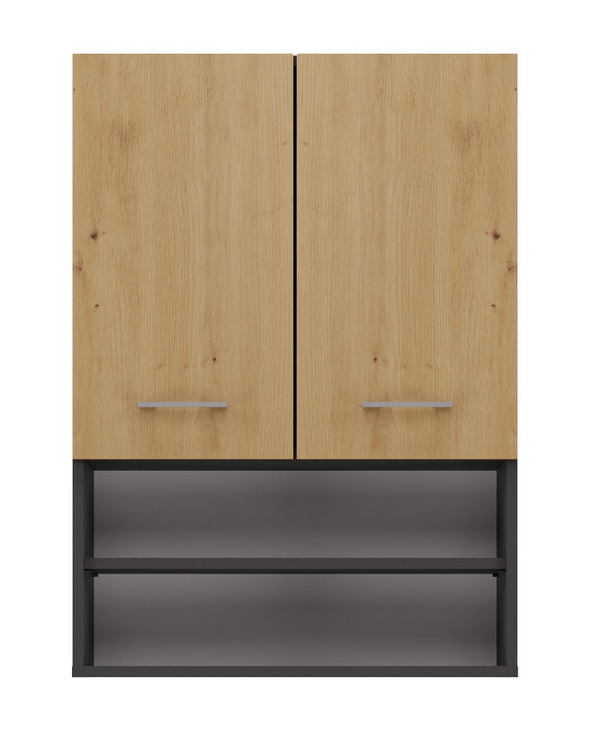 BADEZIMMERSCHRANK Anthrazit, Artisan 64/90/30 - Anthrazit, Holzwerkstoff (64/90/30cm) - RAUMHIRSCH FURNITURE