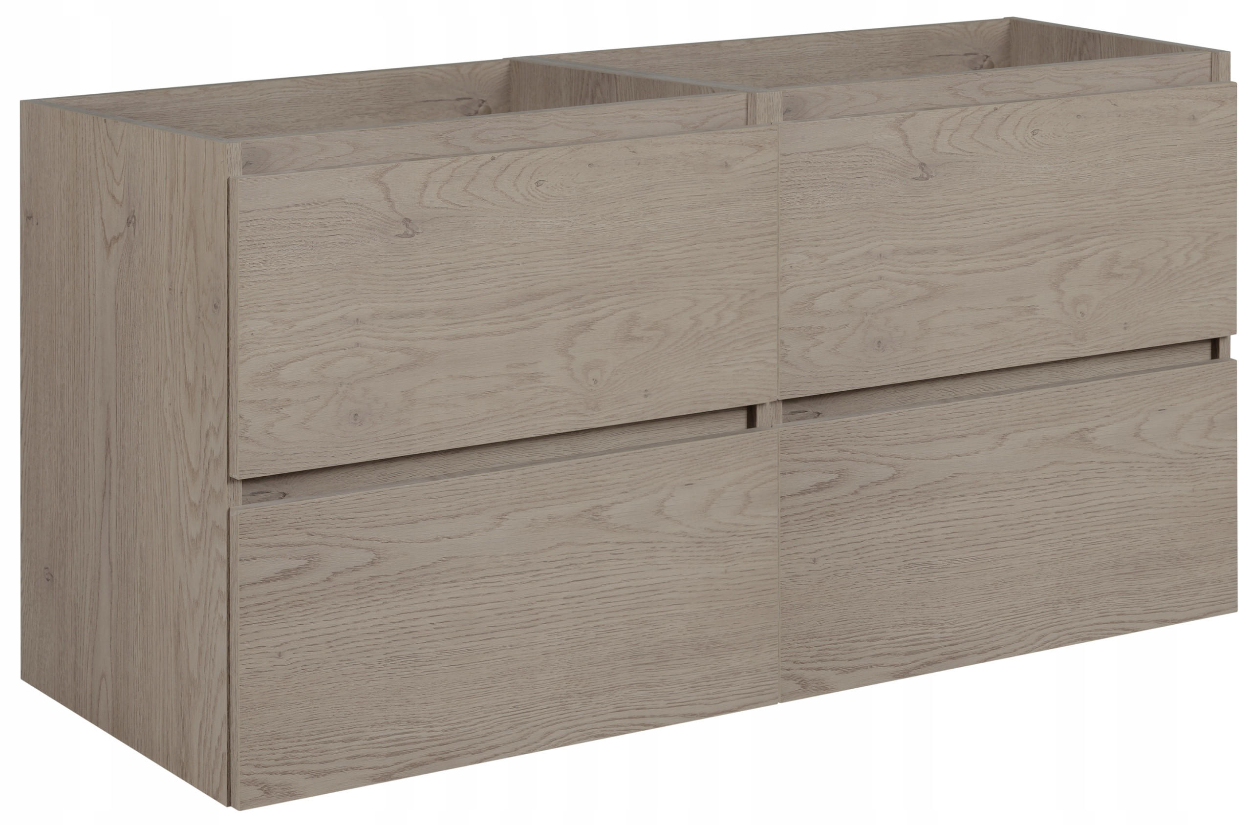 WASCHBECKUNTERSCHRANK SIMPLE 120cm Eiche Dunkel - Wildeiche, Holz (120/62/46cm) - Rodan