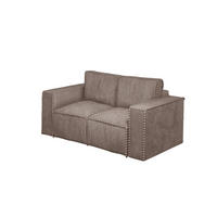 SOFA 2-sitzer Vajana - Beige, Holzwerkstoff/Textil (150/86/102cm) - Fun Möbel