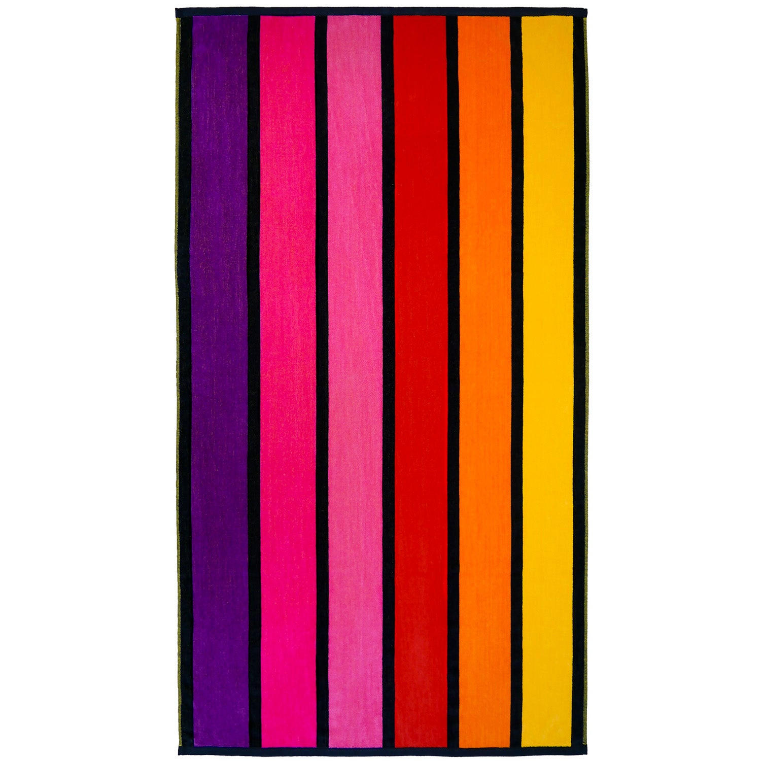 STRANDTUCH Frottee Velours Jacquard Rosa 90x170 400g/m² - Glamchic - Pink, Textil (90/170cm) - LE COMPTOIR DE LA PLAGE