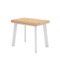 KONSOLENTISCH ausziehbar 58 bis 222cm, für 10 Gäste, eiche, 90/58/73cm - Eichefarben, Holzwerkstoff (90/222/73cm) - Skraut Home