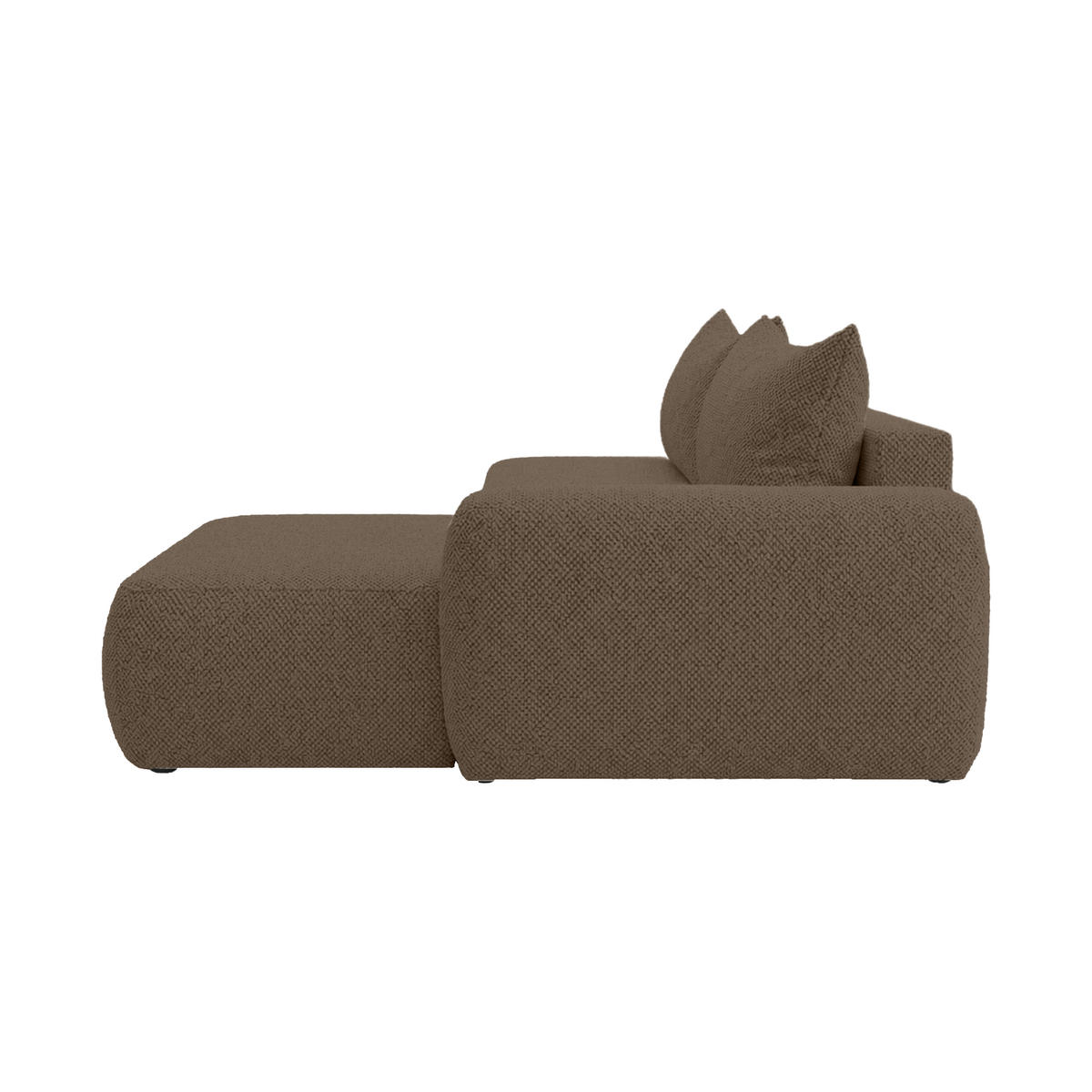 ECKSOFA Munduk I mit Schlaffunktion, Braun - Braun, Textil (302/184cm) - Fedve