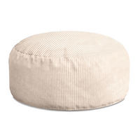 SITZSACK ROLLER Vanilla Ice - Creme, Textil (70/40/70cm) - Dreamroots