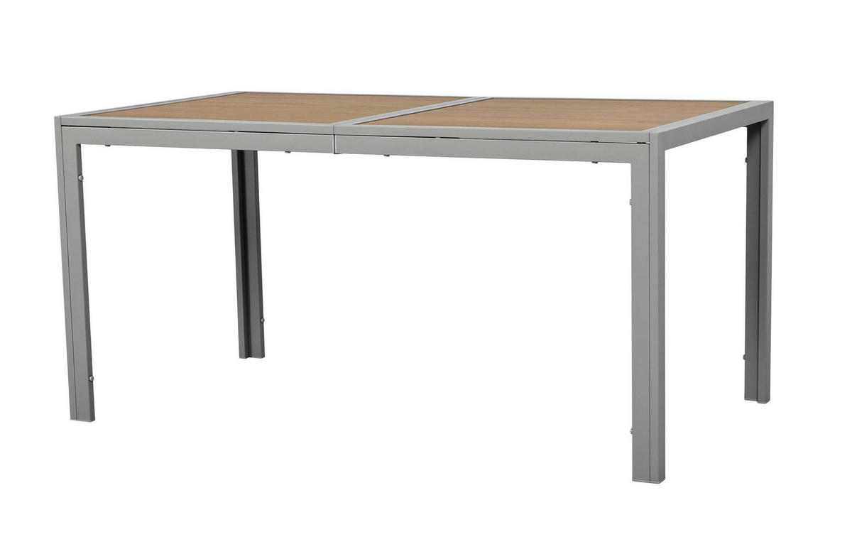 GARTEN-SITZGRUPPE Vera 7-teilig Gartenmöbel-Set - Grau, Kunststoff - DELUKE