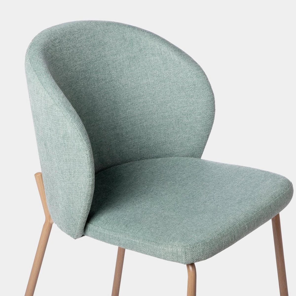 ESSZIMMERSTUHL Norah Grün 49 cm x 80 cm - Grün, Textil (49/80/56cm)