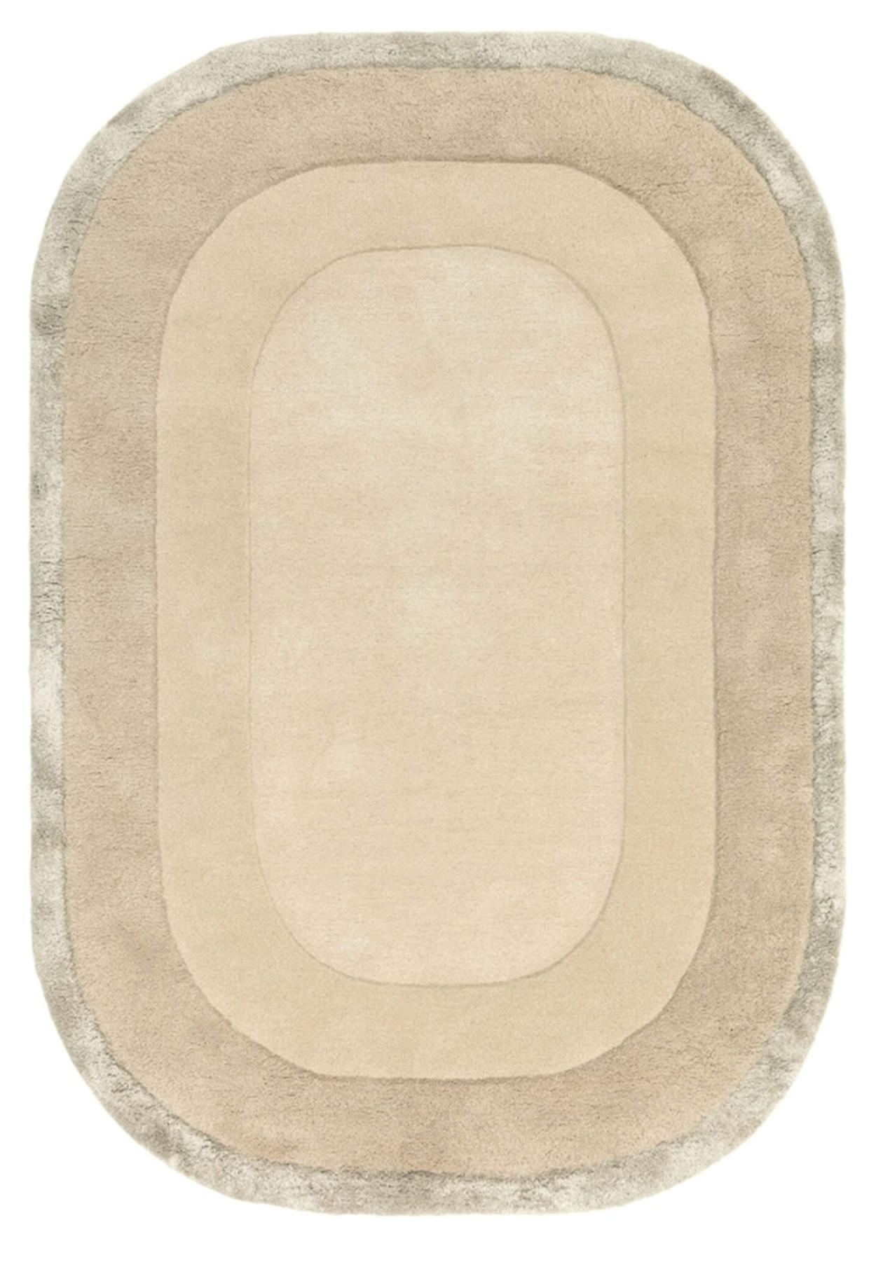TEPPICH handgetuftet RINGO Beige 200 x 290 cm - Beige, Naturmaterialien (200/290cm) - Novatrend