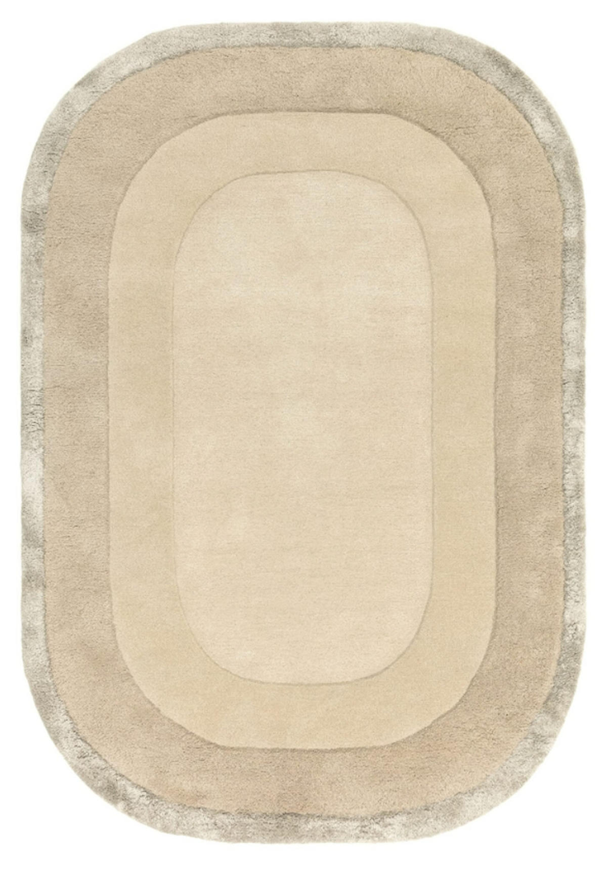 TEPPICH handgetuftet RINGO Beige 200 x 290 cm - Beige, Naturmaterialien (200/290cm) - Novatrend