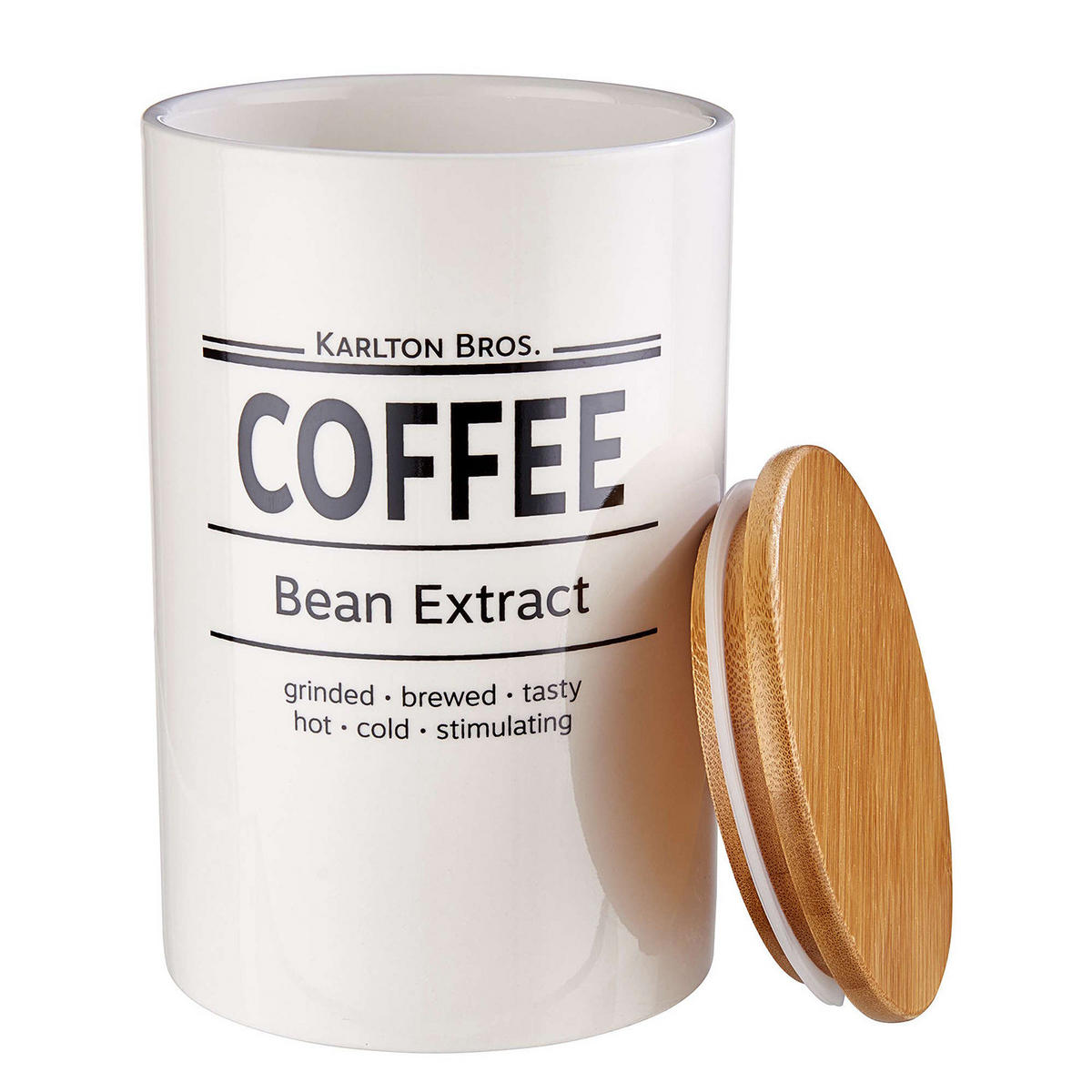 VORRATSDOSE Karlton Bros. - Weiß, Keramik (11/18cm) - Butlers