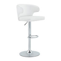 BARHOCKER DE-36723 2er-Set höhenverstellbar mit 360°-Drehung Weiß - Weiß, Metall (45/110/49.7cm) - ComfortXL