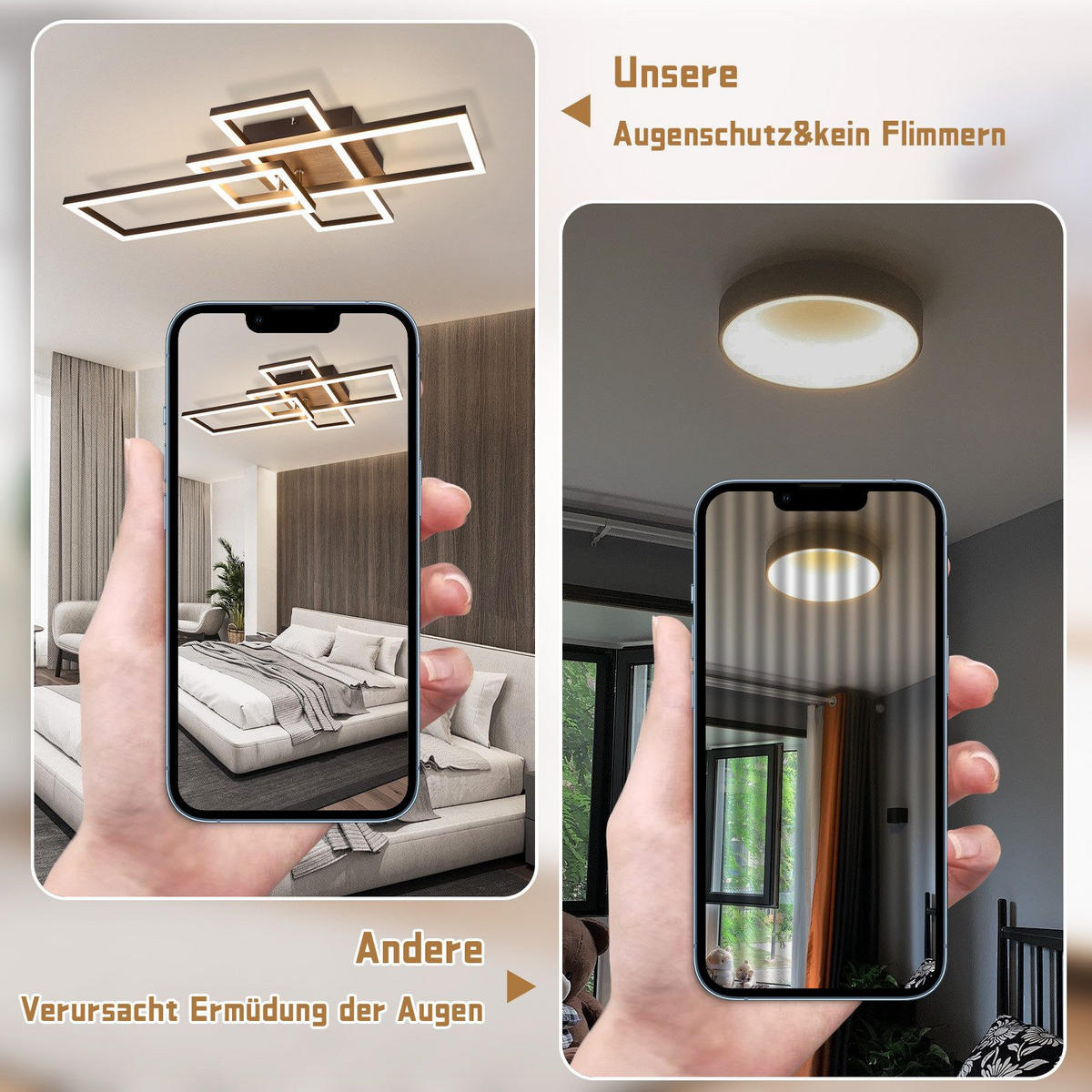 LED-DECKENLEUCHTE Mülheim 64.3/35/9.5 cm - Schwarz, Metall (64.3/35/9.5cm) - Nettlife