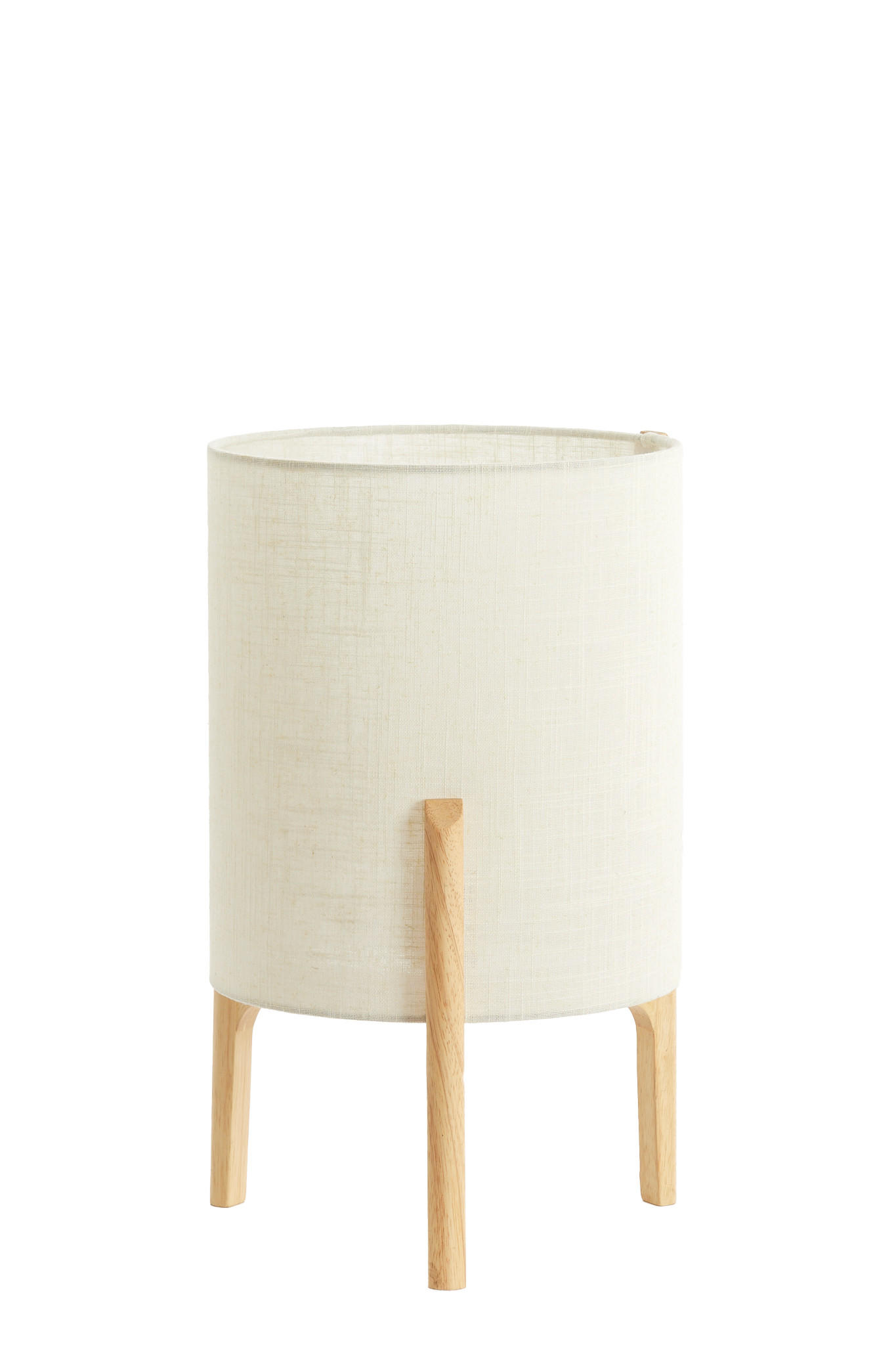 TISCHLAMPE Litto Braun Ø28/44 cm - Braun, Holz (28/28/44cm) - Light & Living