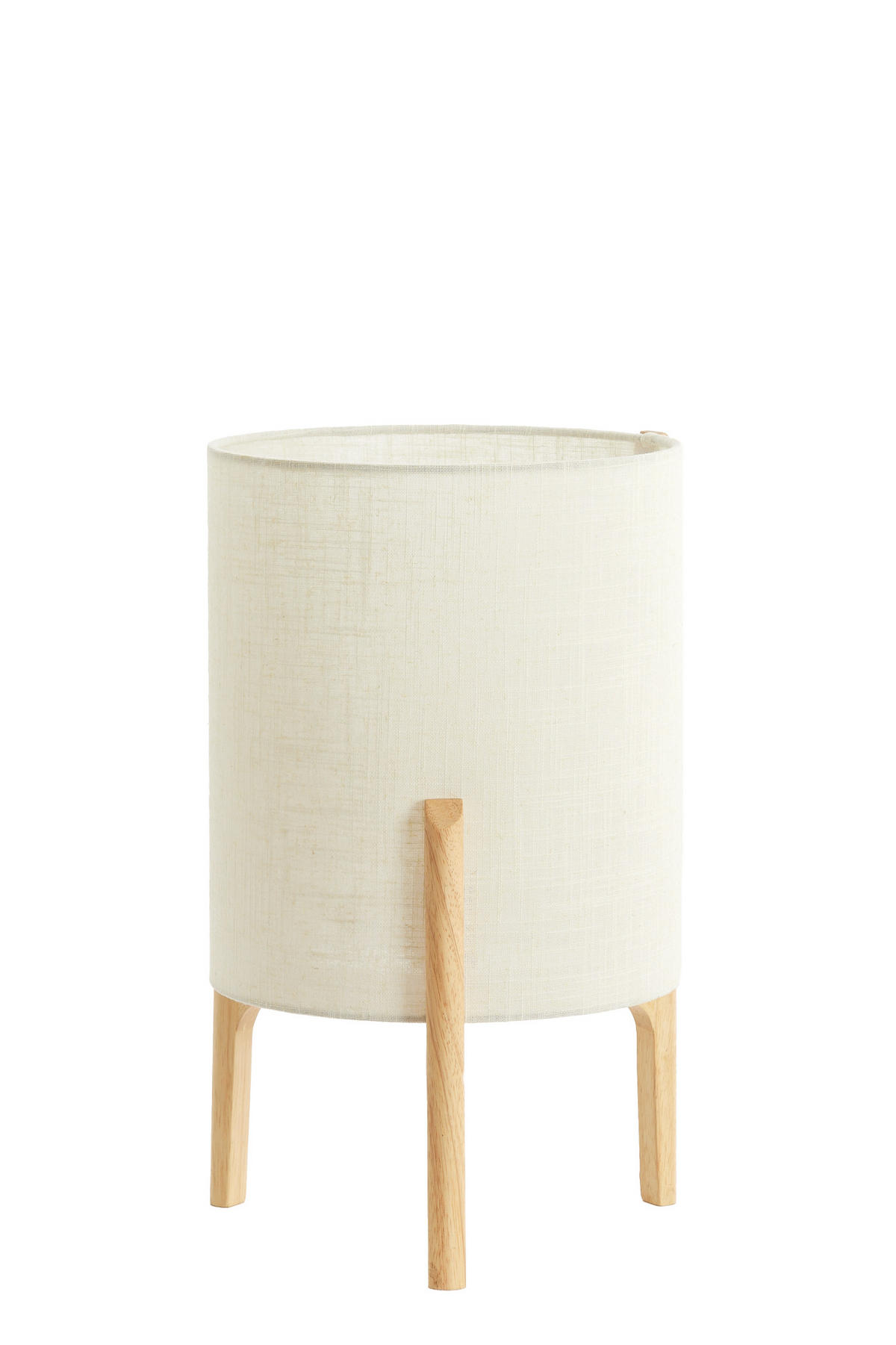 TISCHLAMPE Litto Braun Ø28/44 cm - Braun, Holz (28/28/44cm) - Light & Living