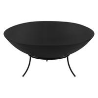 FEUERSCHALE - Schwarz, Metall (55/24/55cm) - ECD-Germany