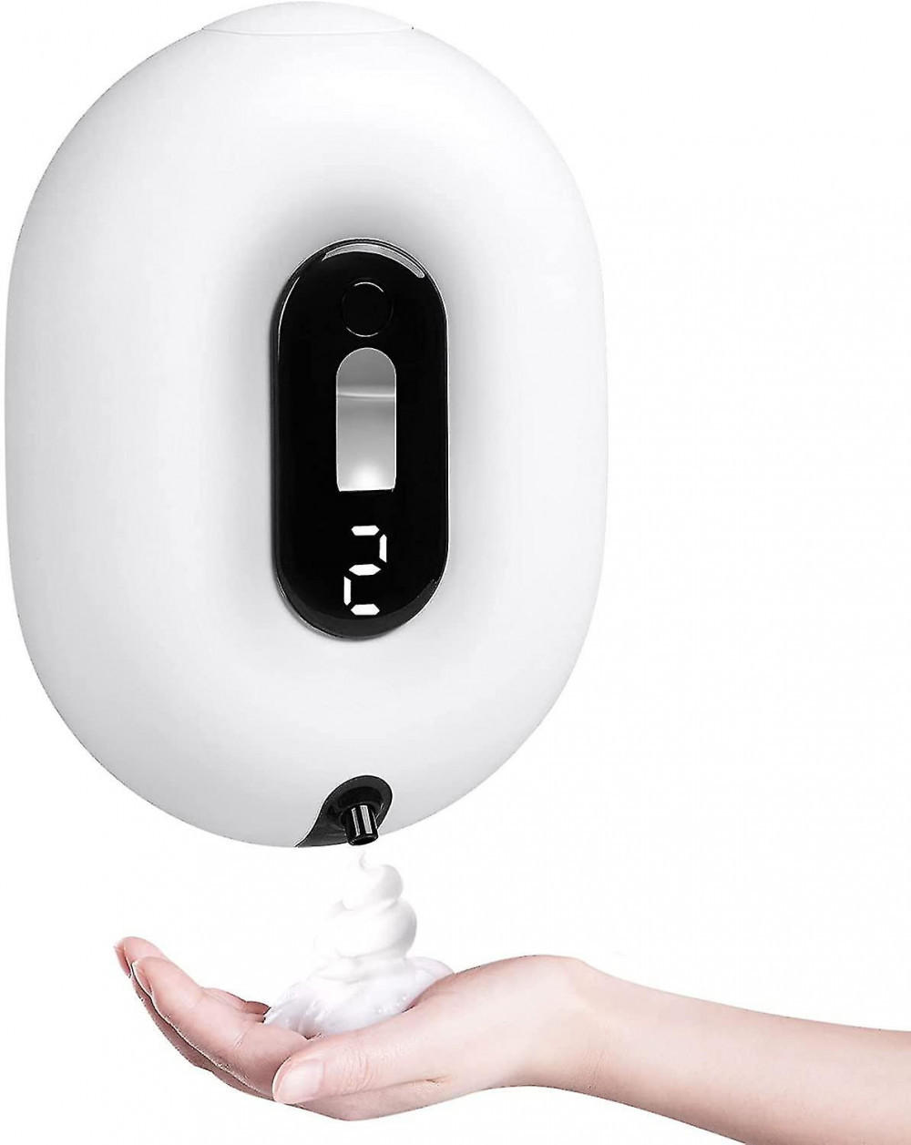 SENSORSEIFENSPENDER , Automatischer Schaumseifenspender 280 ml - Weiß, Kunststoff (16/6/12cm) - BELZ