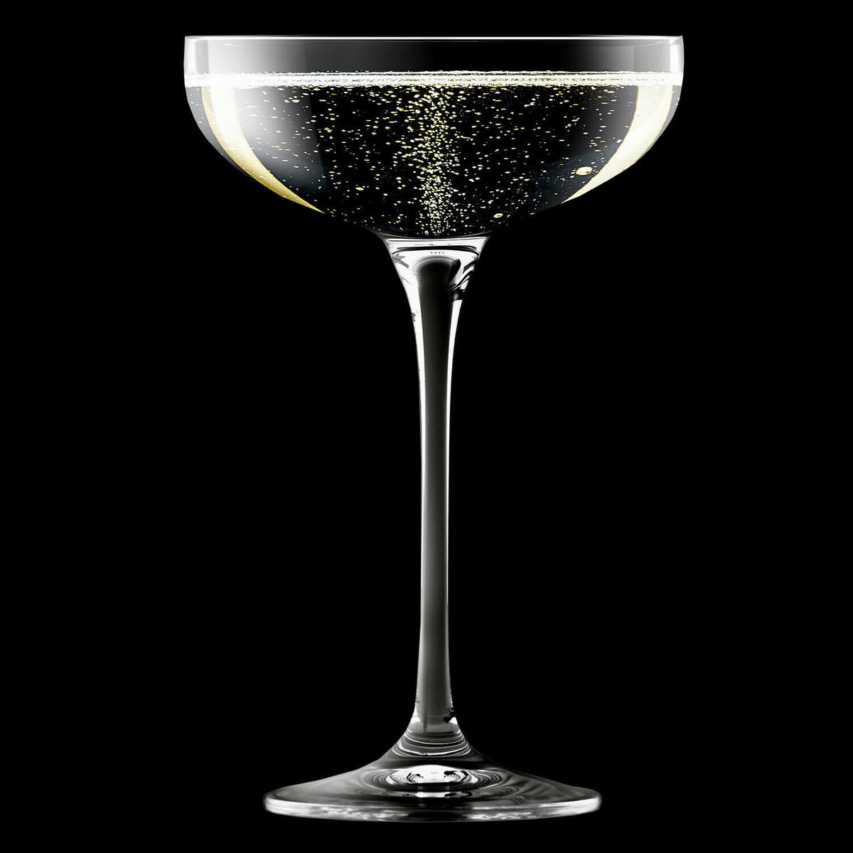 SEKTGLÄSER Harmony, 6er-Set, 280 ml - Transparent, Glas (0.28L) - Krosno Glass