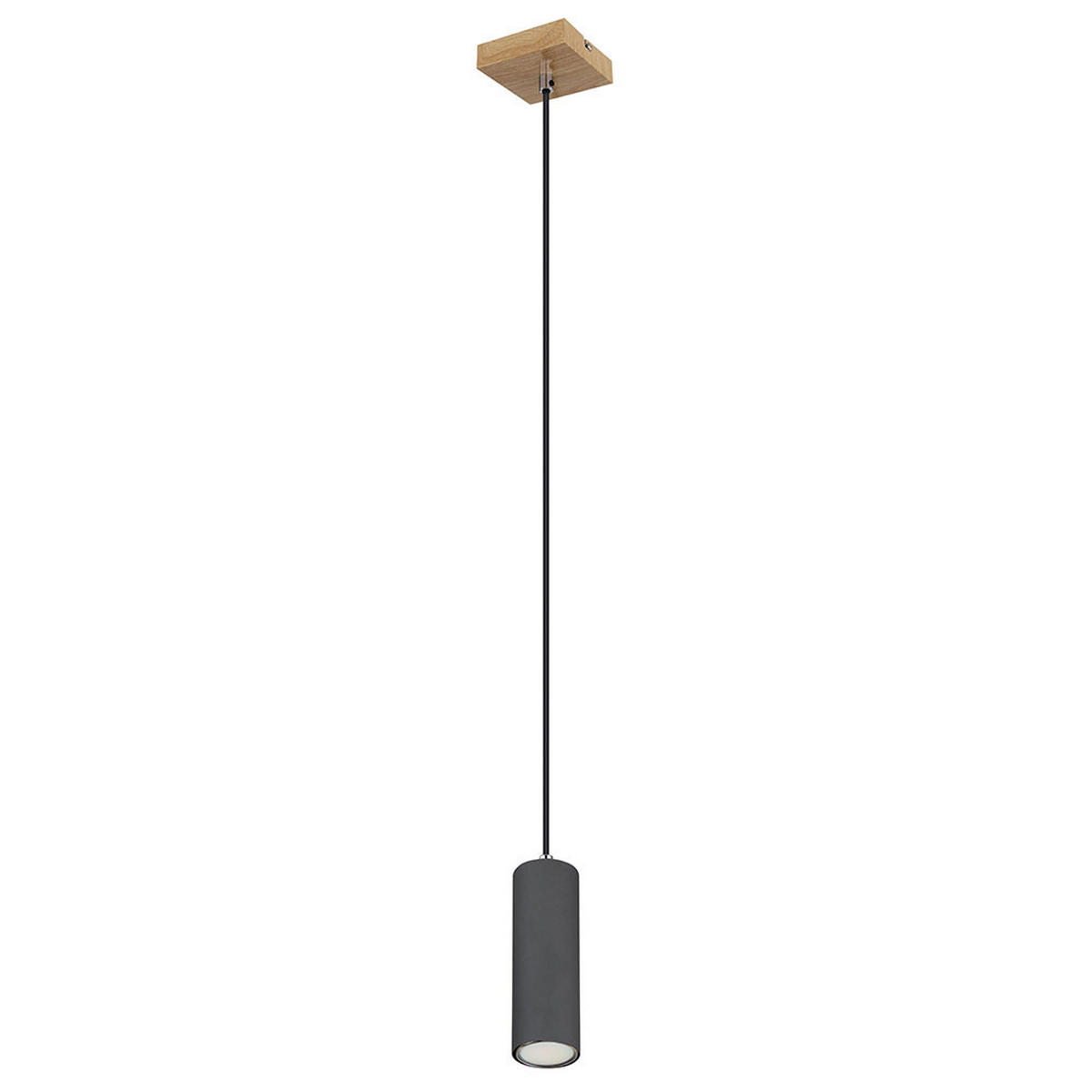 HÄNGELEUCHTE ROBBY Metall Grau - Grau, Metall (9/9/120cm)