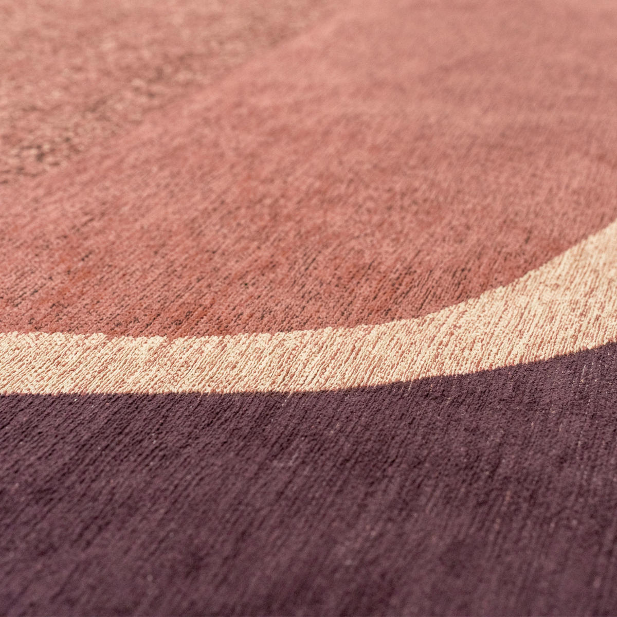 TEPPICH Rosewood Craft Marble 200/280 cm - Pink, Kunststoff/Textil (200/280cm) - Louis De Poortere