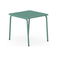 GARTEN-BEISTELLTISCH quadratisch - Metall - Mandelgrün - MIRMANDE von MYLIA - Grün, Metall (45/45/41.5cm) - Vente-Unique