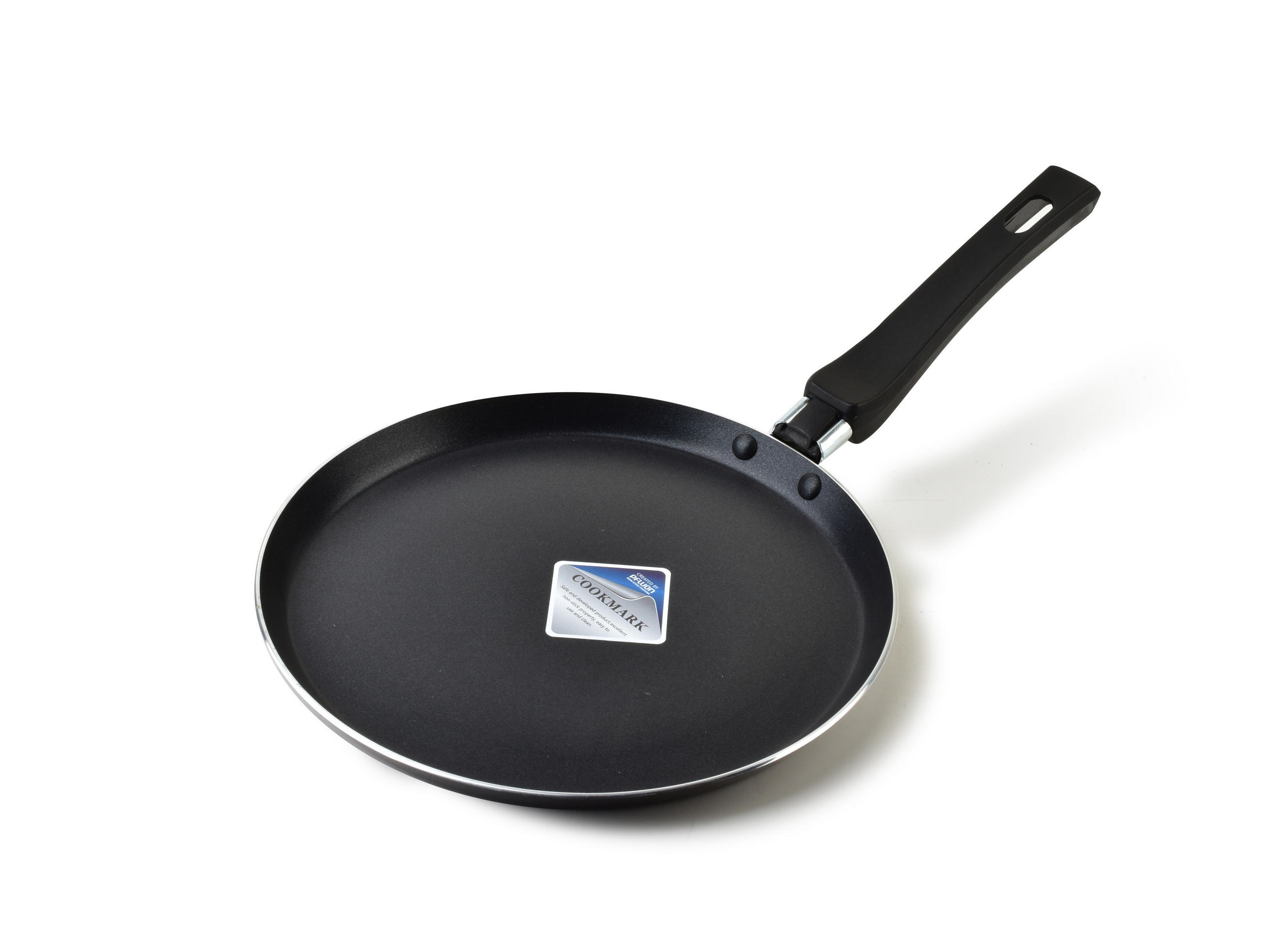 CRÊPESPFANNE Peggy Schwarz 24/41/2 cm Metall - Schwarz, Metall (24cm) - Mondex