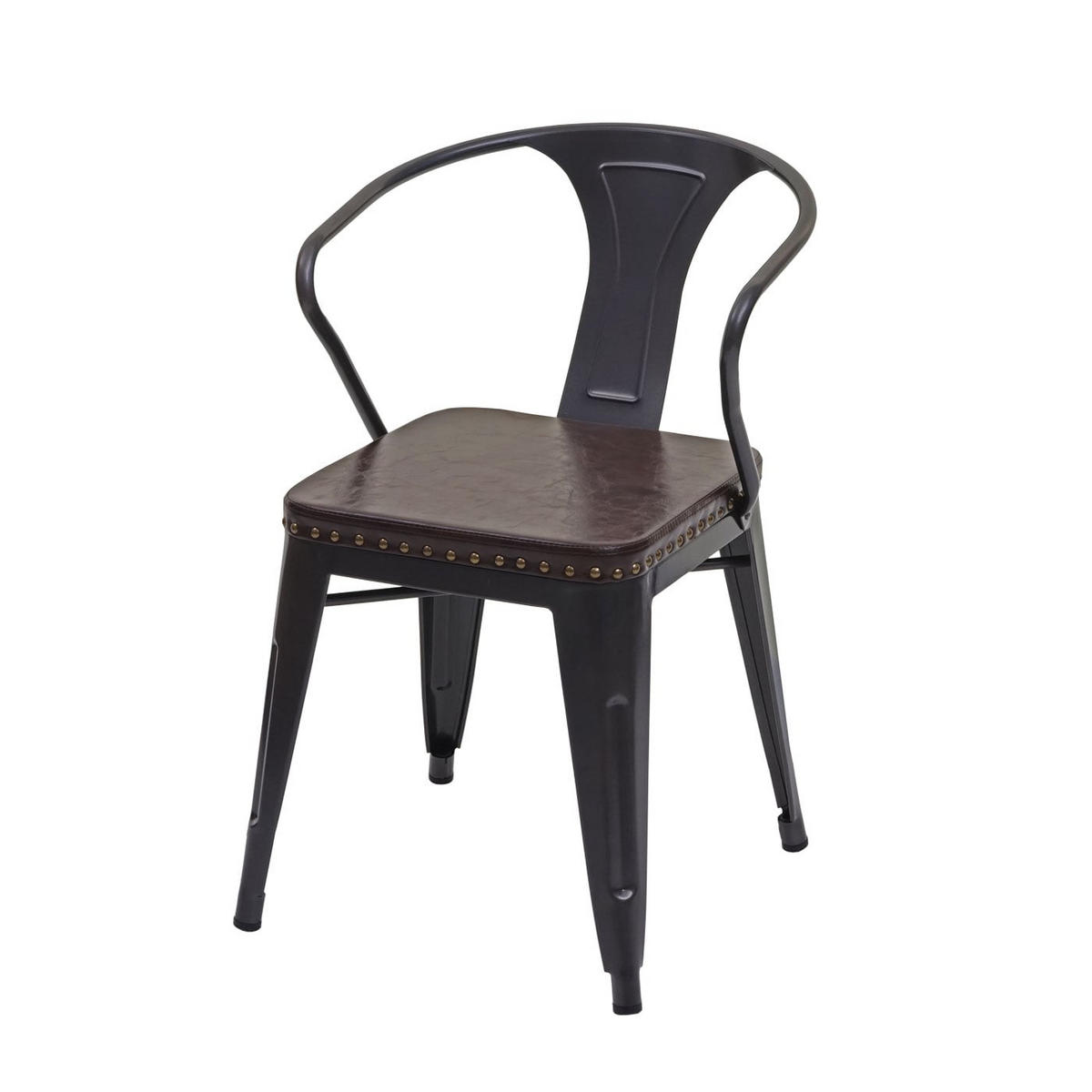 ESSZIMMER-SET Braun 4er-Set - Braun, Metall (120/115/60cm) - MCW