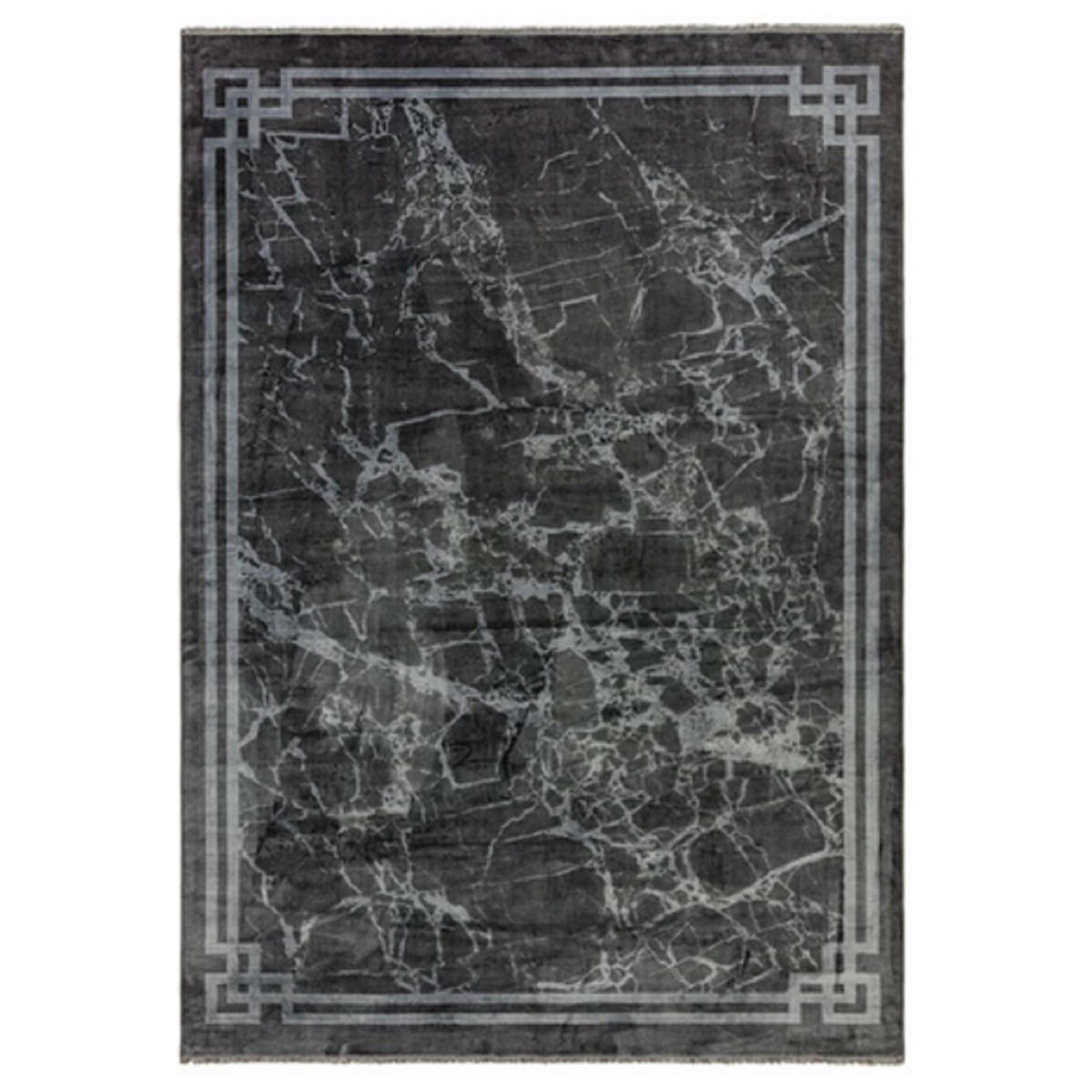 TEPPICH Moderner RAYA BORDER Schwarz 200 x 290 cm - Schwarz, Textil (200/290cm) - Novatrend