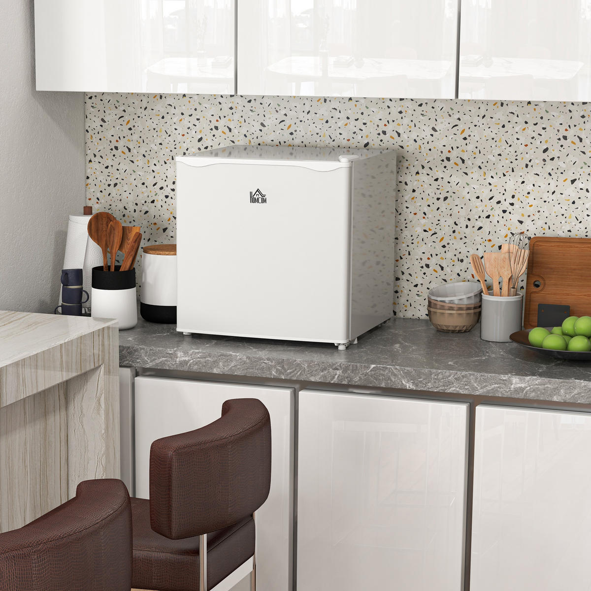 MINI-GEFRIERSCHRANK 35l, -14 bis -24℃, Weiß - Weiß, Textil (47/48.8cm) - HOMCOM