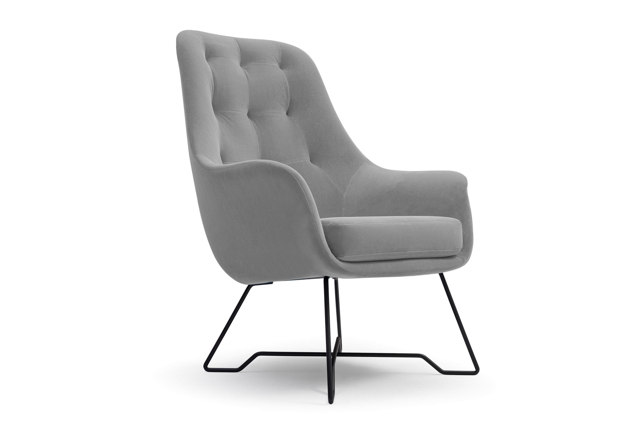 Masseno Sessel Hellgrau 72.5x101.5x83 cm