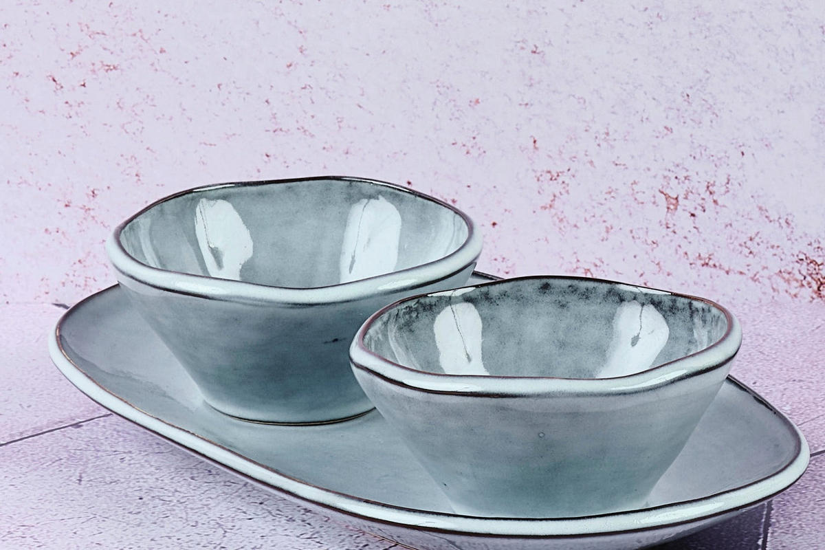 SCHALEN Cloud Ø10cm - 6er-Set - Sturmgrau - Grau, Keramik (10cm) - Björn