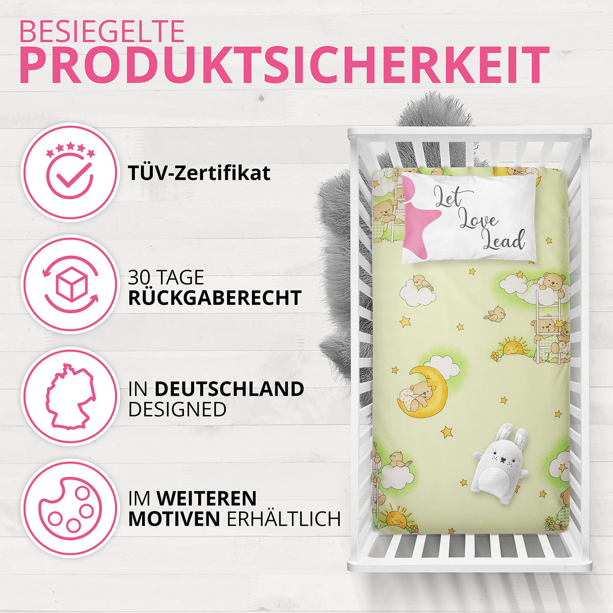 KINDERMATRATZE 60 x 120 cm klappbar, Schaumstoff, Mikrofaserbezug Grün - Grün, Textil - Best for Kids