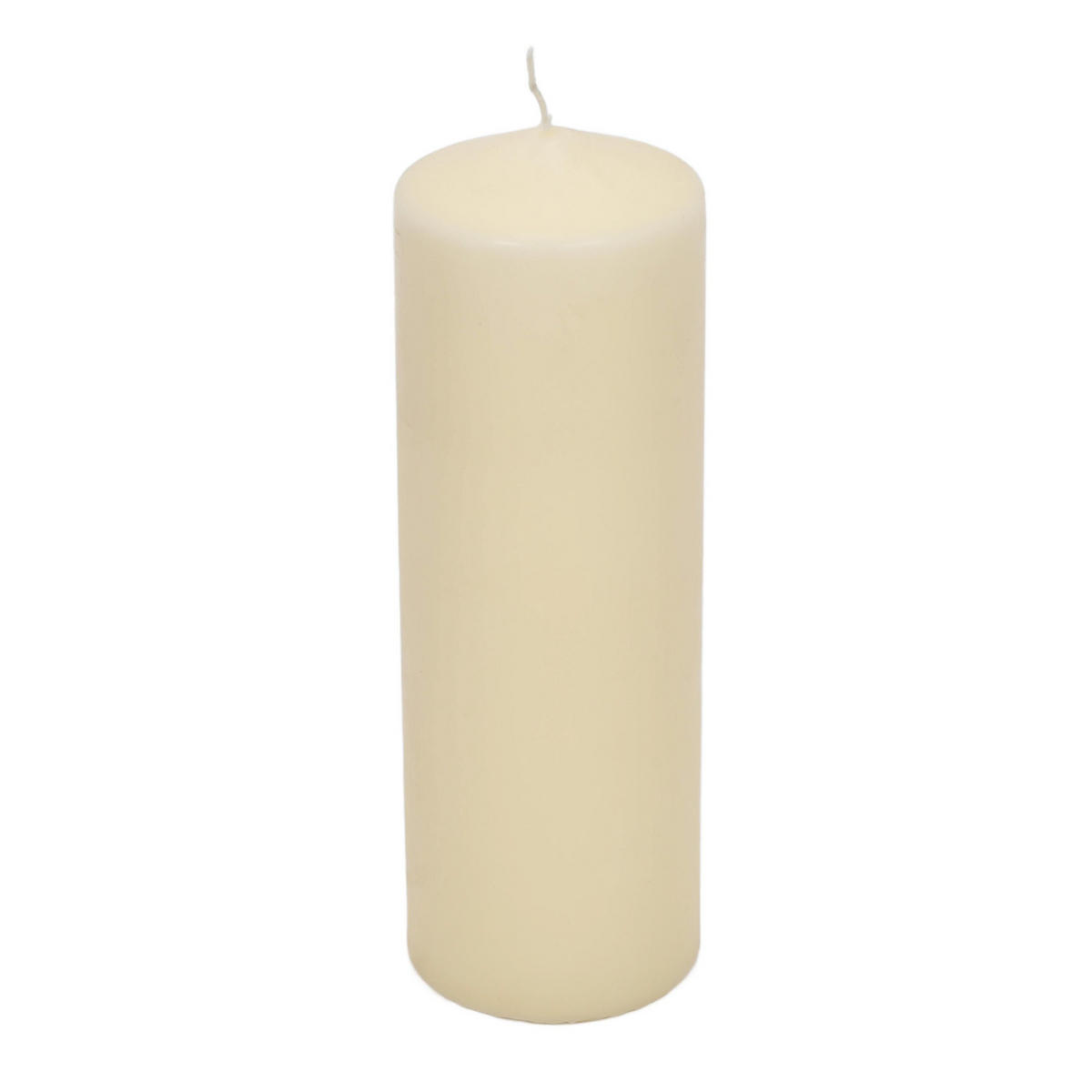 KERZE aus Paraffin 8/8/24,5 cm - Beige, Paraffin (8/24.5/8cm) - Home Styling Collection