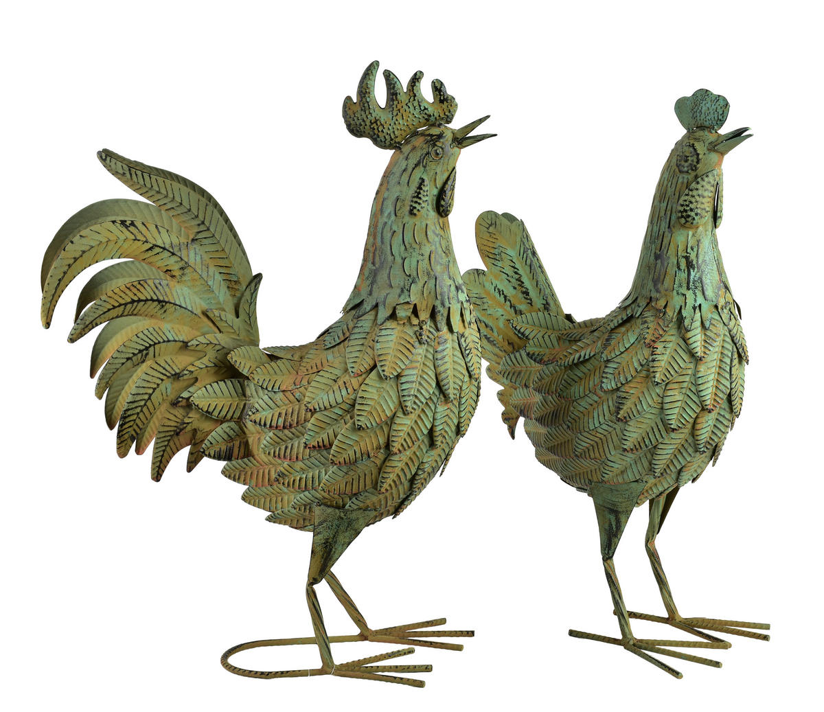 DEKORAČNÍ FIGURA Cedric, kov, zlatá, 15/42/53cm - zlatá, kov (15/53/42cm) - Mondex