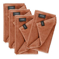 GÄSTEHANDTUCH 4ER SET AUS 100 % BAUMWOLLE SENSE - Rostfarben, Textil (30/50cm) - Schöner Wohnen