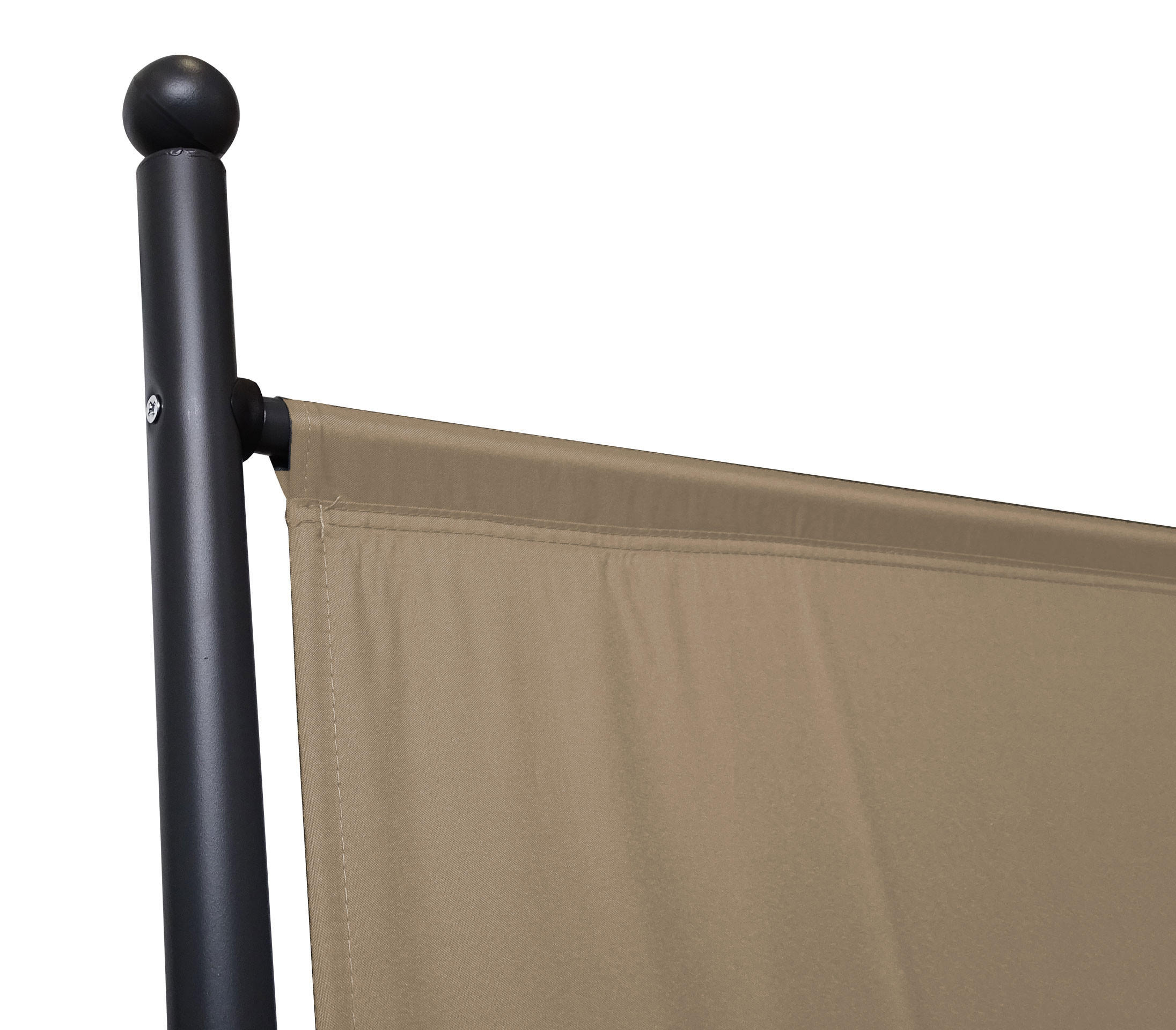 PARAVENT 1-tlg. 180x78 cm Beige - Beige, Metall (78/180cm) - QUICK STAR