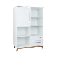 STANDREGAL Lina Soft-Close und Türdämpfung Weiß/Walnuss - Walnussfarben/Weiß, Holz/Holzwerkstoff (114/166/51cm) - arthur berndt