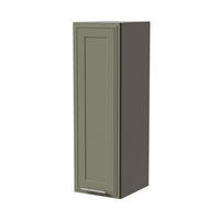 HÄNGESCHRANK Salo W4/30 Grau / Reed Green Matt 30 / 32,5 / 96cm - Grau/Grün, Holz/Holzwerkstoff (30/96/32.5cm) - Feldmann-Wohnen