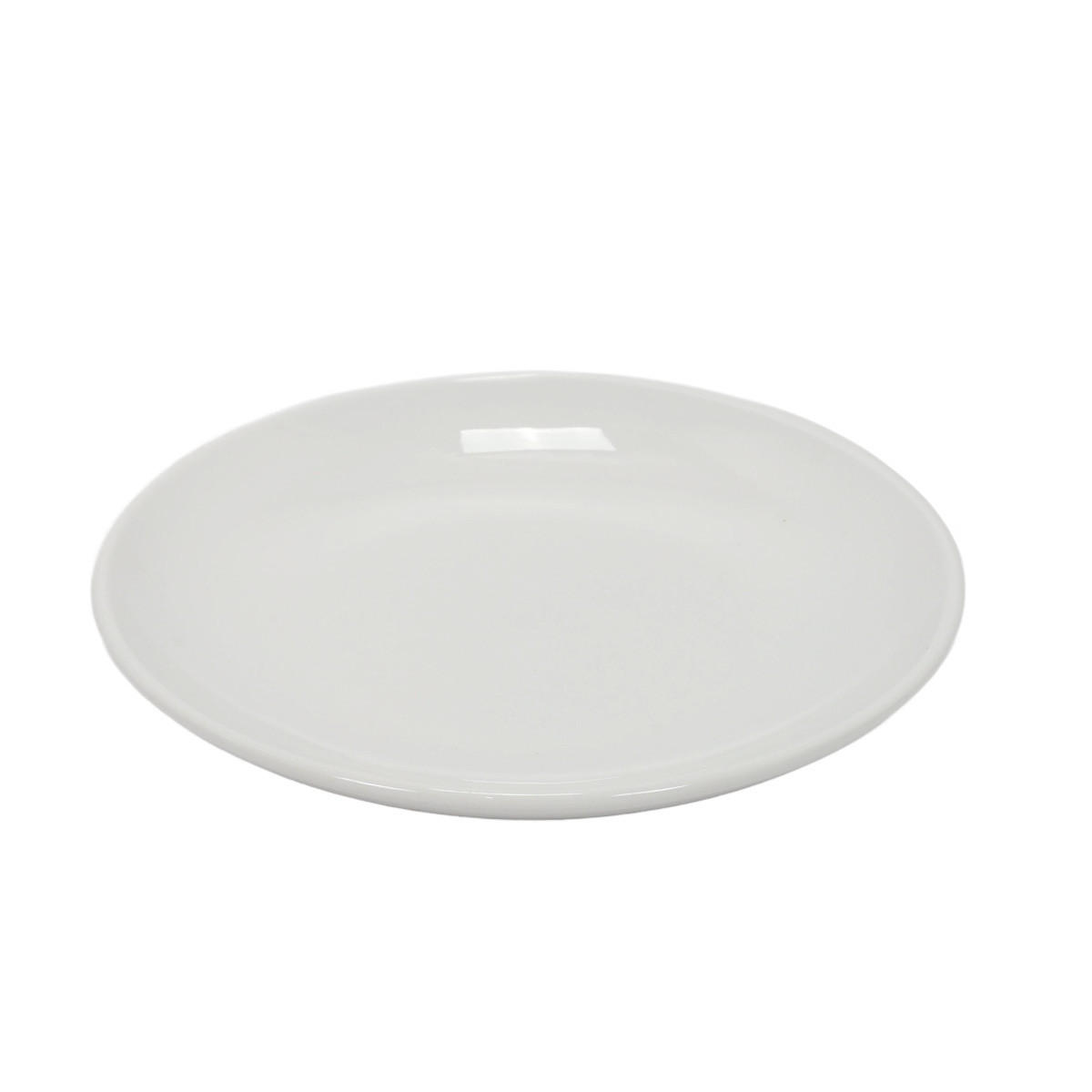 DESSERTTELLER aus Porzellan Weiß 19,5/19,5/2,5 cm - Weiß, Keramik (19.5cm) - Siaki