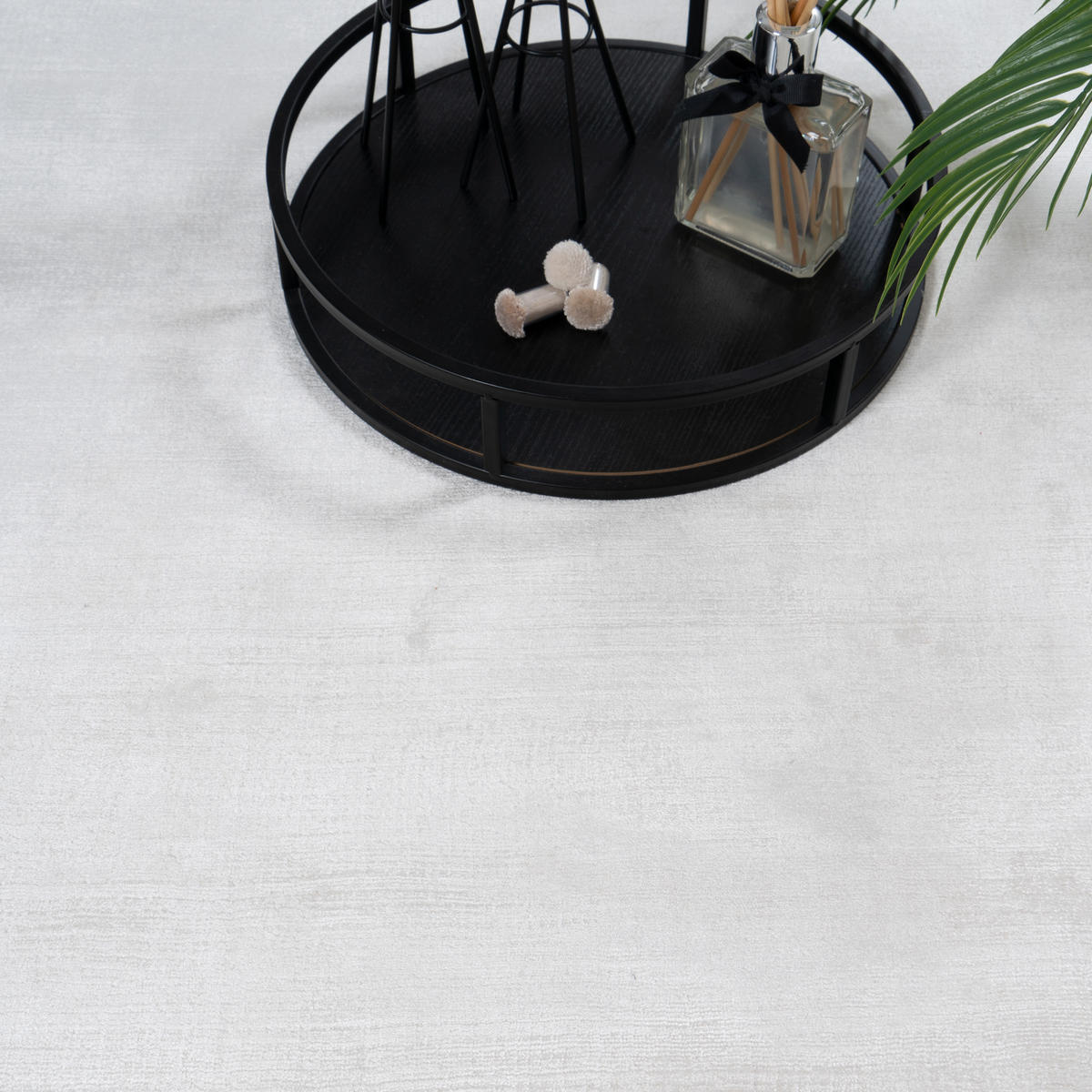 TEPPICH VISKOSE HANDGEWEBT BAMBOO 80/150 Ivory - Creme, Naturmaterialien (80/150cm) - Consilio Concept