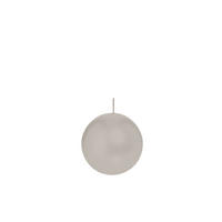 KUGELKERZEN Zinn Grau Ø 60 mm, 16 Stück - Hellgrau, Paraffin (6/6/6cm) - Wiedemann Kerzen