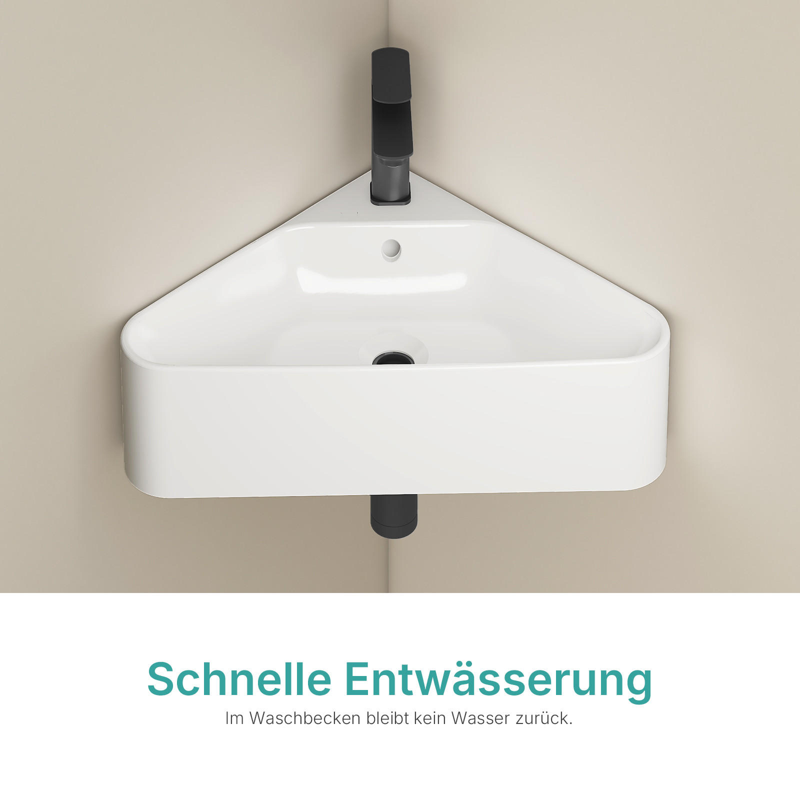 WASCHBECKEN Keramik Aufsatzbecken 56 / 34 / 13 cm - Weiß, Keramik (34/13/56cm) - EMKE