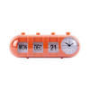WECKER Retro Tube Calendar Flip 26/9/9.3 cm - Orange, Kunststoff (9/9.3/26cm) - Karlsson