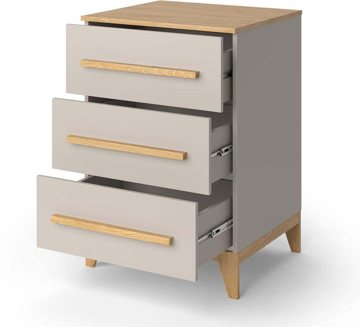 KOMMODE Malia Cashmere-Eiche 60 x 88 cm - Kaschmir, Holzwerkstoff (60/88/53.4cm) - VitaliSpa