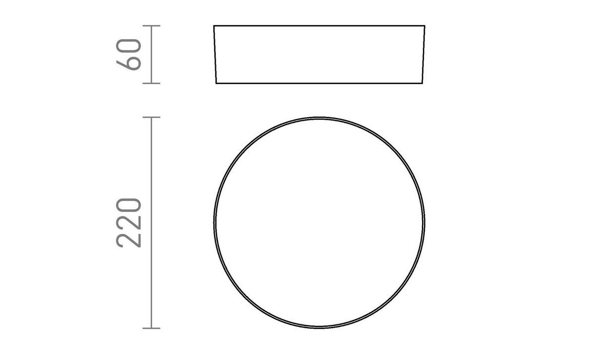 AUSSENLEUCHTE LARISA OUT 22 Weiß 20 W IP65 - Weiß, Metall (22/22/6cm) - Rendl