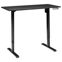 SCHREIBTISCH elektrisch höhenverstellbar 120/60 cm Schwarz Tavares - Schwarz, Holzwerkstoff/Metall (60/120/75cm) - Beliani