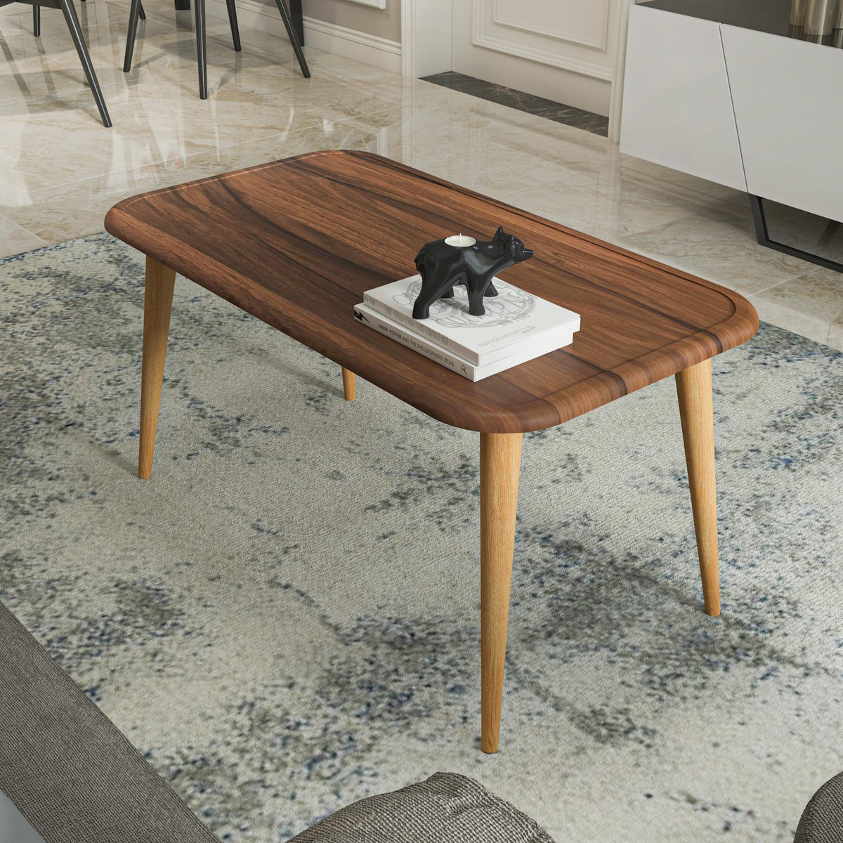 COUCHTISCH Bohemia - Braun, Holzwerkstoff (89.5/48.5/46.5cm) - Decorotika