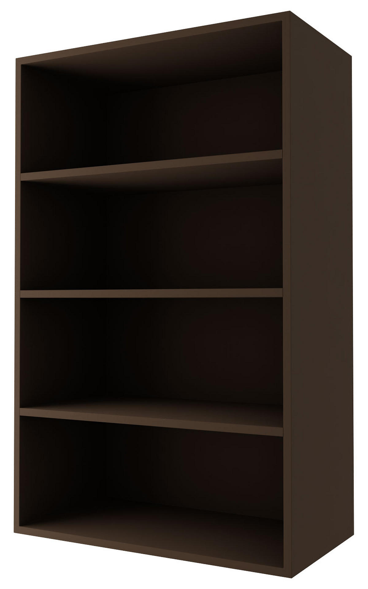 KÜCHENHÄNGESCHRANK Lamello W4/60/1 Schwarz Matt / Lava 60 / 32,5 / 96cm - Dunkelgrau/Schwarz, Holz/Holzwerkstoff (60/96/32.5cm) - Feldmann-Wohnen