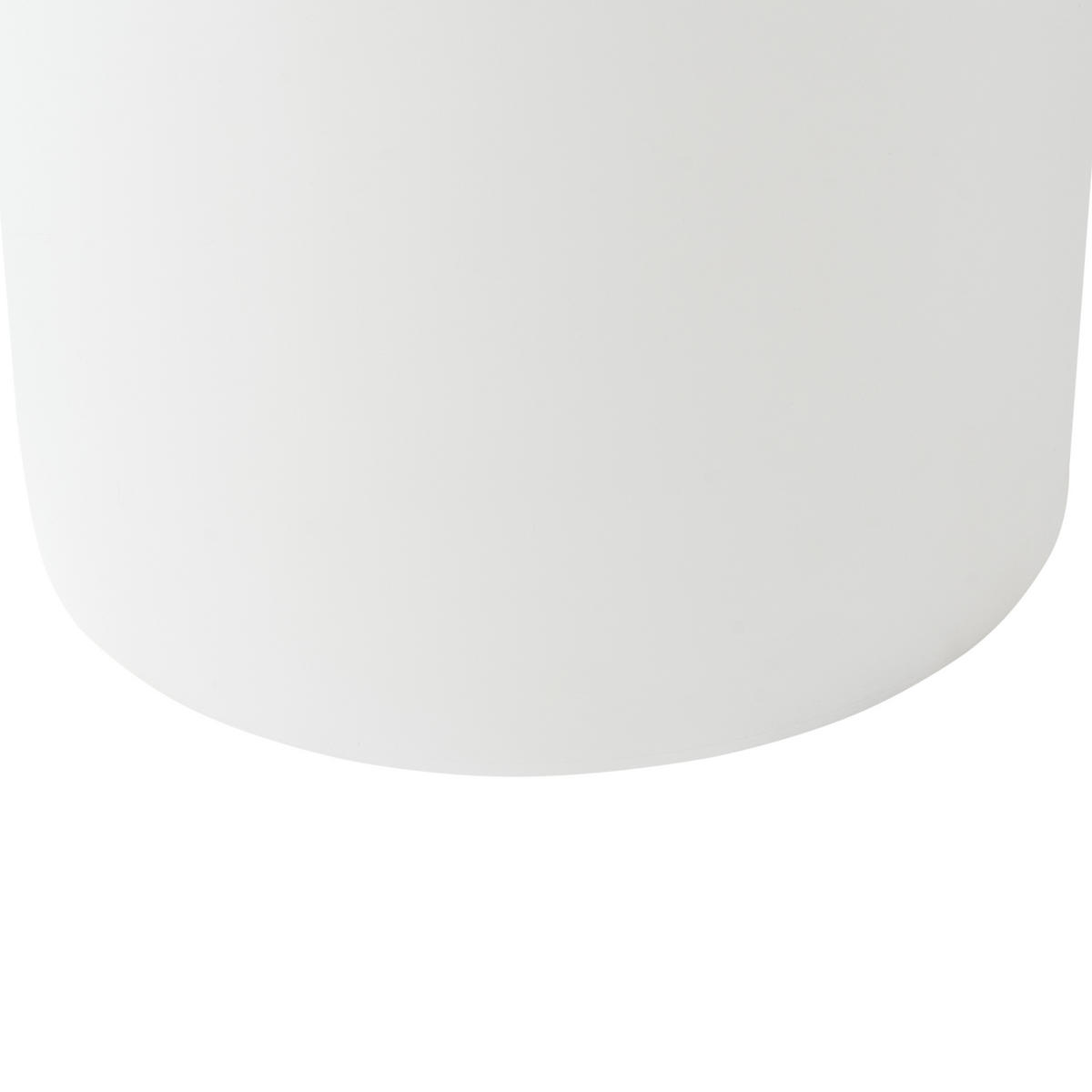 LED-LAMPE Weiß Piedra - Weiß, Kunststoff (36/36/78cm) - Beliani