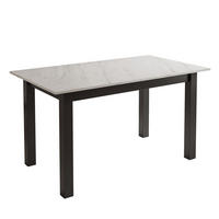 ESSTISCH ARTON 140-195 cm für 6-8 Personen - Multicolor/Schwarz, Holzwerkstoff/Metall (140/80/77cm) - Lookway
