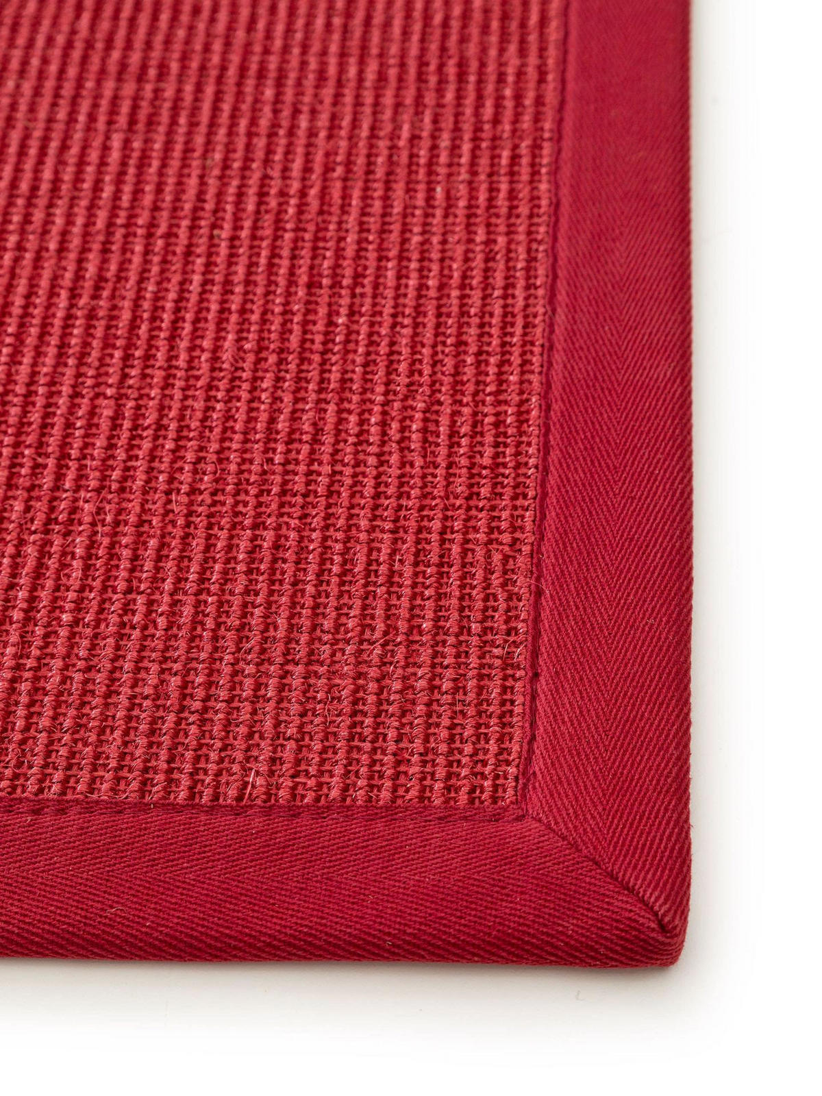 FUSSMATTE Sana Rot 40x60 cm - Rot, Naturmaterialen (40/1cm) - KUNSTLOFT
